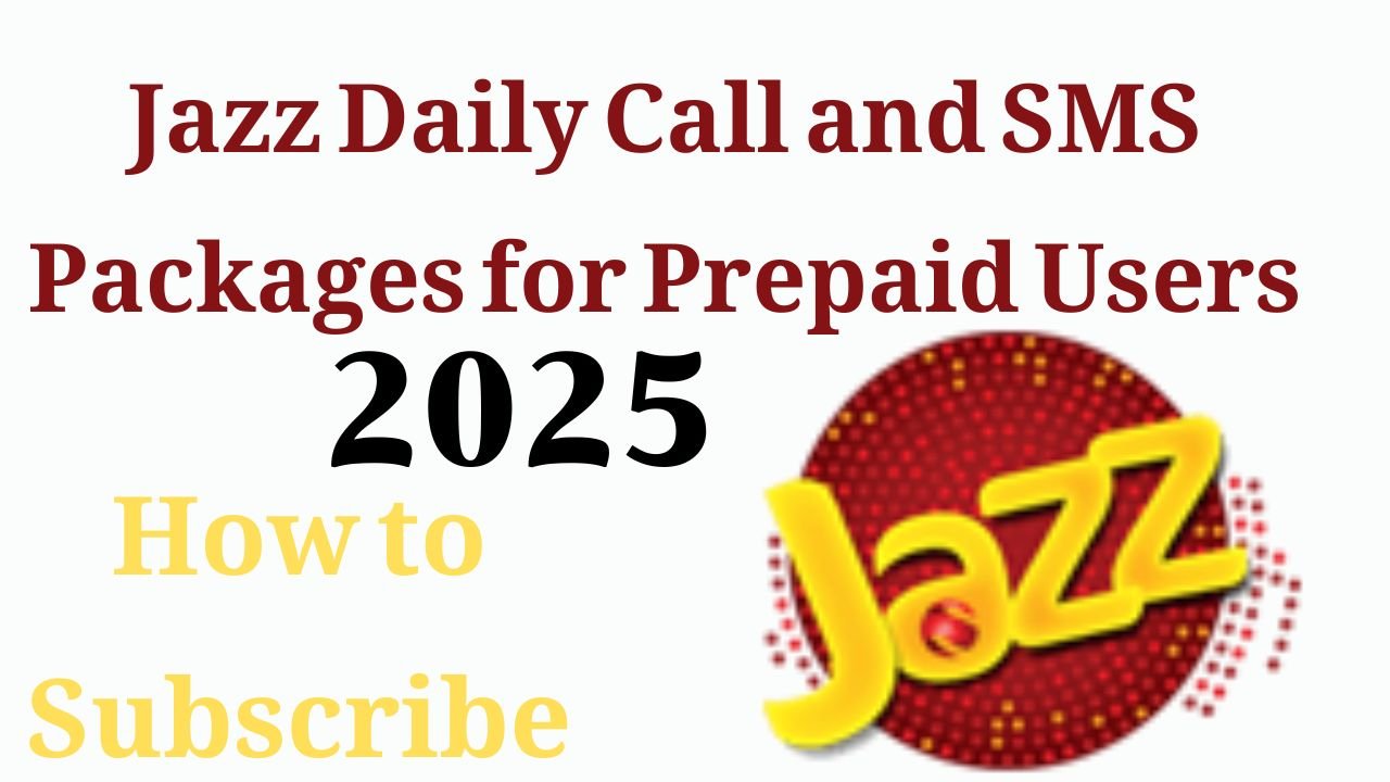 Jazz Daily Call and SMS Packages for Prepaid Users