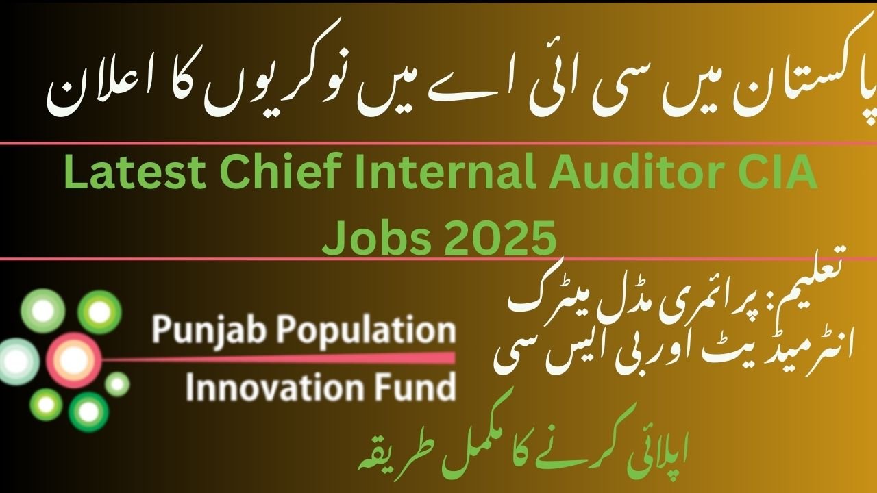 Latest Chief Internal Auditor CIA Jobs 2025